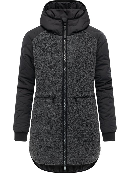 Damen Fellimitatmantel - Longeddy