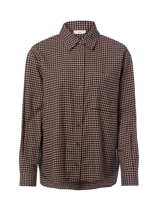 Damen Flanellbluse