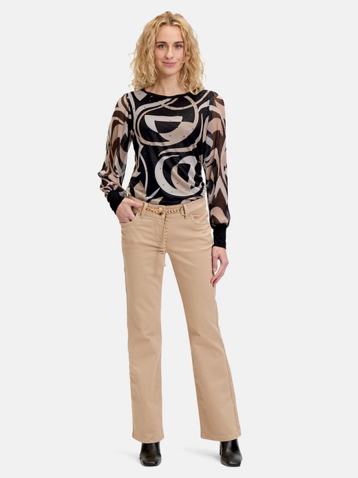 Damen Flared Cut-Jeans