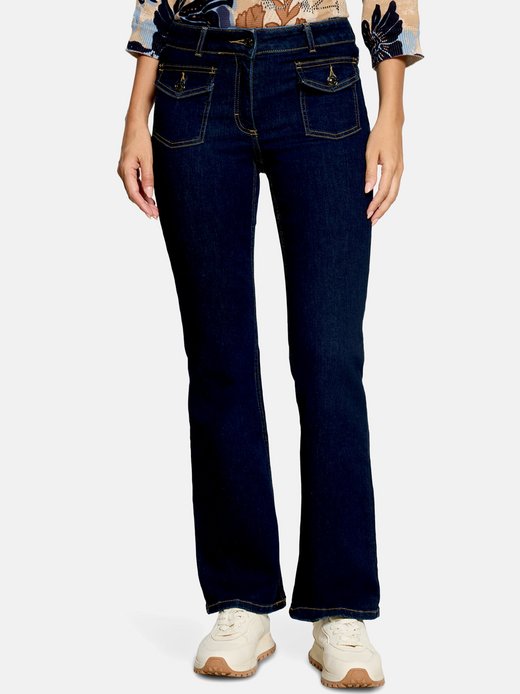 Damen Flared Cut-Jeans