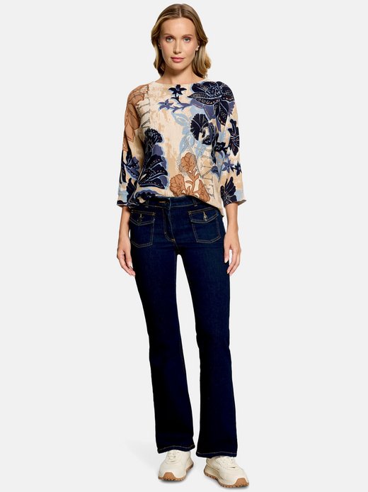 Damen Flared Cut-Jeans