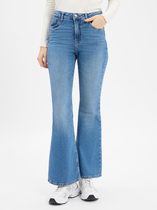 Damen Flared Jeans - NMKareen