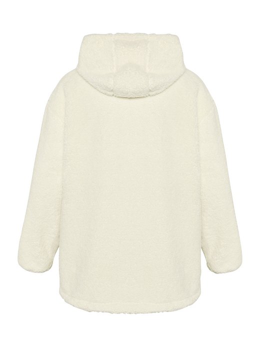 Damen Fleece-Kapuzenpullover