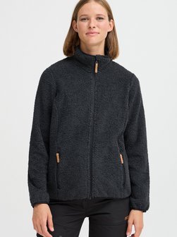Artikelbild Damen Fleecejacke - NBStine von North Bend in schwarz uni