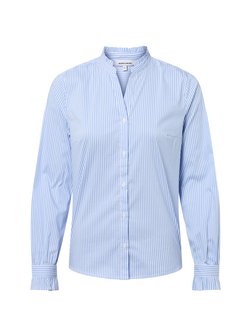 Artikelbild Damen Freizeitbluse von More & More in hellblau weiß gestreift