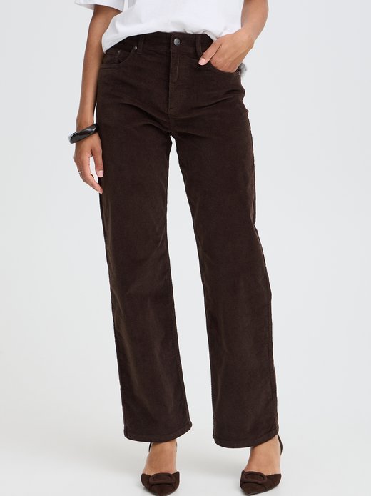 Damen Freizeithose BYDASIK Hohe Taille