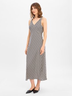 Artikelbild Damen Freizeitkleid - Qova von Someday in schwarz ecru gemustert