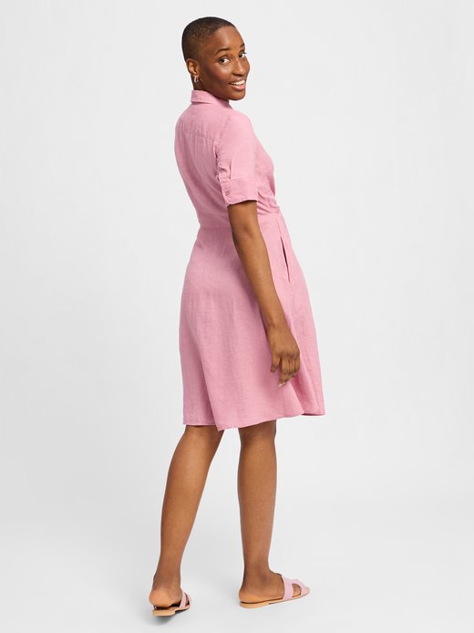 Damen Freizeitkleid - aus Leinen