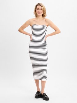 Artikelbild Damen Freizeitkleid von Calvin Klein Jeans in weiß marine gestreift
