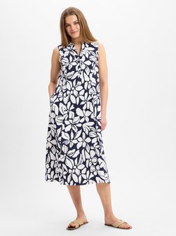 Artikelbild Damen Freizeitkleid von Robe Légère in marine weiß gemustert