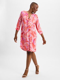 Artikelbild Damen Freizeitkleid von Betty Barclay in koralle rosa gemustert
