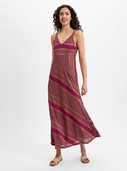 Artikelbild Damen Freizeitkleid von Marie Lund in roségold lila gemustert