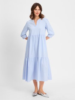 Artikelbild Damen Freizeitkleid von Marie Lund in blau weiß gestreift