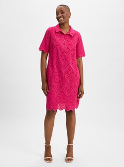Artikelbild Damen Freizeitkleid von Cartoon in himbeer uni