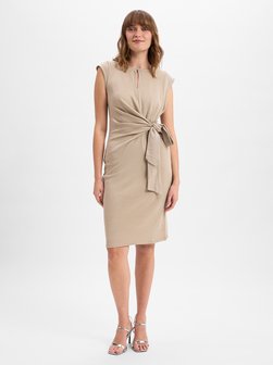 Artikelbild Damen Freizeitkleid von Cartoon in gold melange gemustert