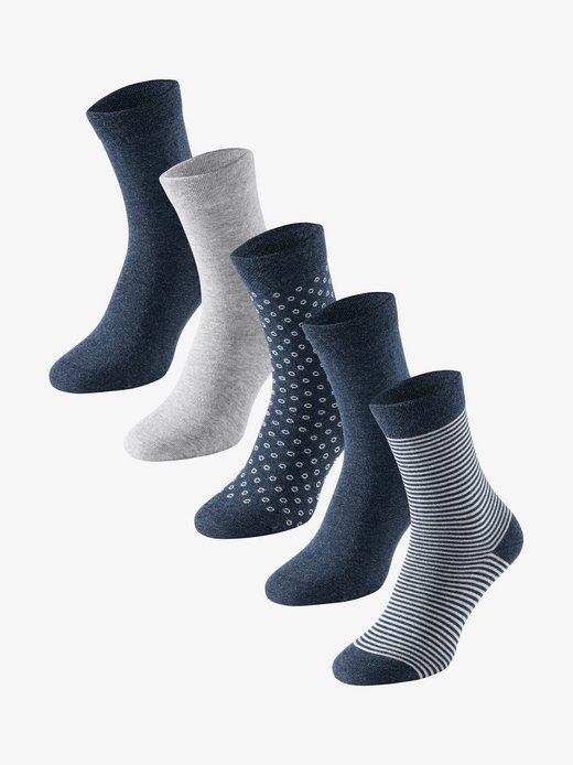 Damen Freizeitsocken  -  5er-Pack Cotton Fit