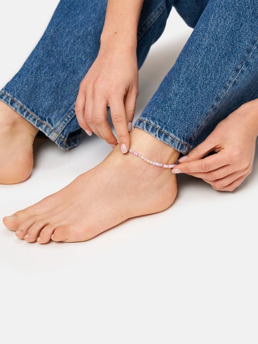 Damen Fußkette  -  All About Beads