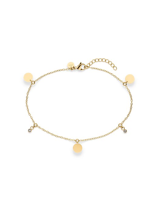 Damen Fußkette  -  Coins