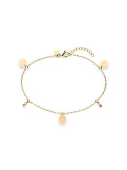 Damen Fußkette  -  Coins