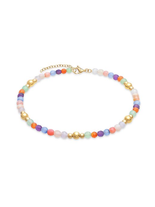 Damen Fußkette  -  Colorful Beads