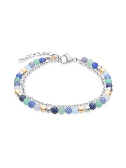 Damen Fußkette  -  Colorful Beads