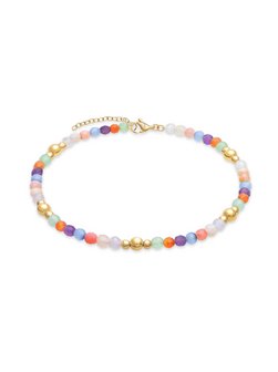 Damen Fußkette  -  Colorful Beads