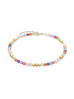 Damen Fußkette  -  Colorful Beads