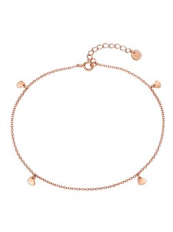 Artikelbild Damen Fußkette - Herz von Glanzstücke München in roségold uni