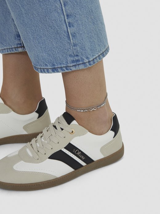 Damen Fußkette  -  Infinity Beads