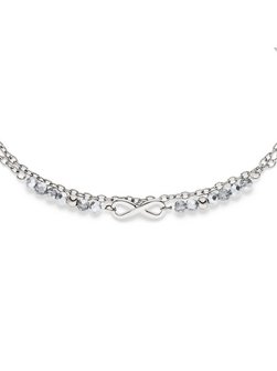 Damen Fußkette  -  Infinity Beads