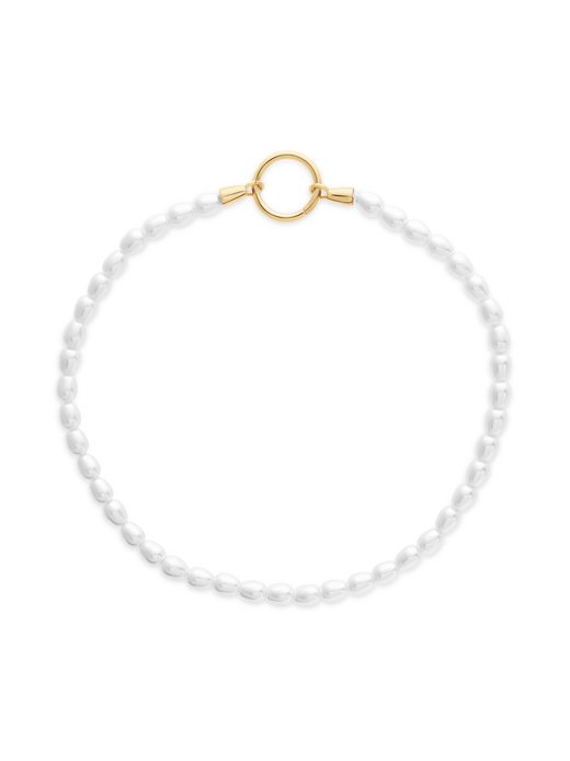 Damen Fußkette  -  Pearl Charms