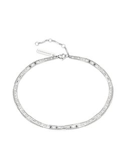Damen Fußkette  -  Sparkling With Layers