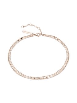 Damen Fußkette  -  Sparkling With Layers