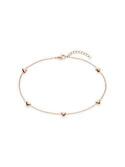 Damen Fußkette  -  Tiny Hearts