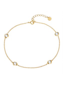 Artikelbild Damen Fußkette von Glanzstücke München in gold uni