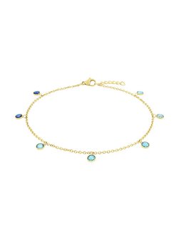 Artikelbild Damen Fußkette von amor in gold uni