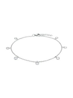 Artikelbild Damen Fußkette von amor in gold uni