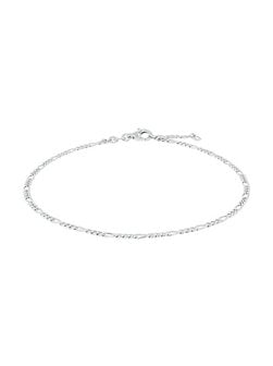 Artikelbild Damen Fußkette von amor in silber uni