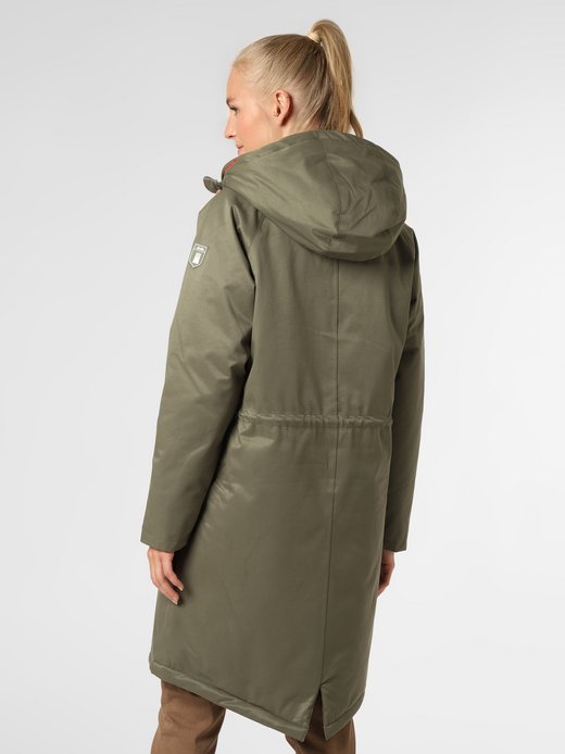 derbe regenjacke braun