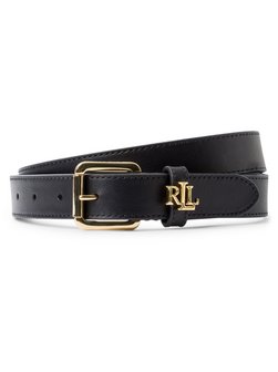 Artikelbild Damen Gürtel aus Leder - CARRYOVER von Lauren Ralph Lauren in schwarz uni