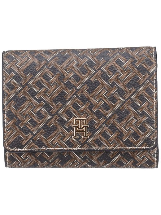 Damen Geldbörse - TH Icon Trifold Mono Print