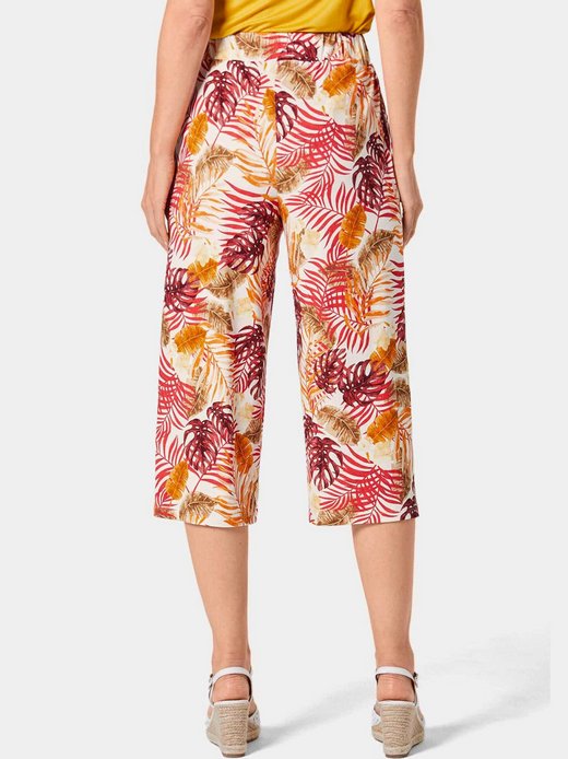 Damen Gemusterte Hosen - Kurzgröße