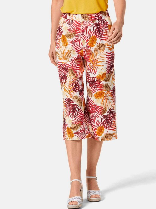 Damen Gemusterte Hosen - Kurzgröße