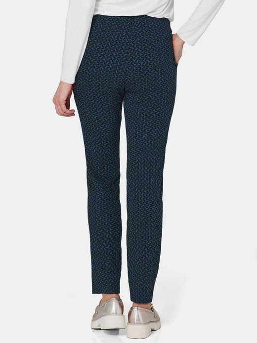 Damen Gemusterte Hosen - Kurzgröße