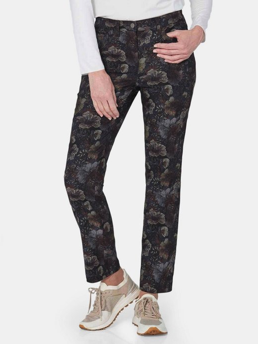 Damen Gemusterte Hosen - Kurzgröße