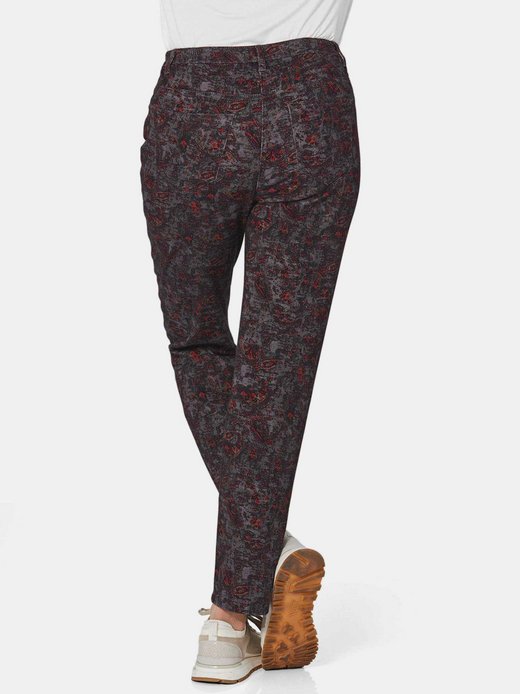 Damen Gemusterte Hosen - Kurzgröße