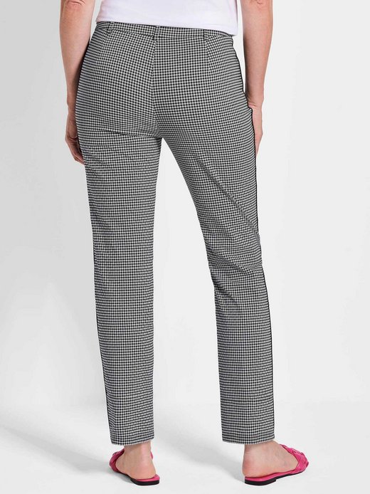 Damen Gemusterte Hosen - Kurzgröße