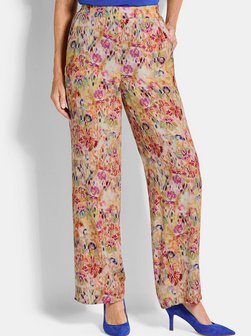 Damen Gemusterte Hosen - Kurzgröße