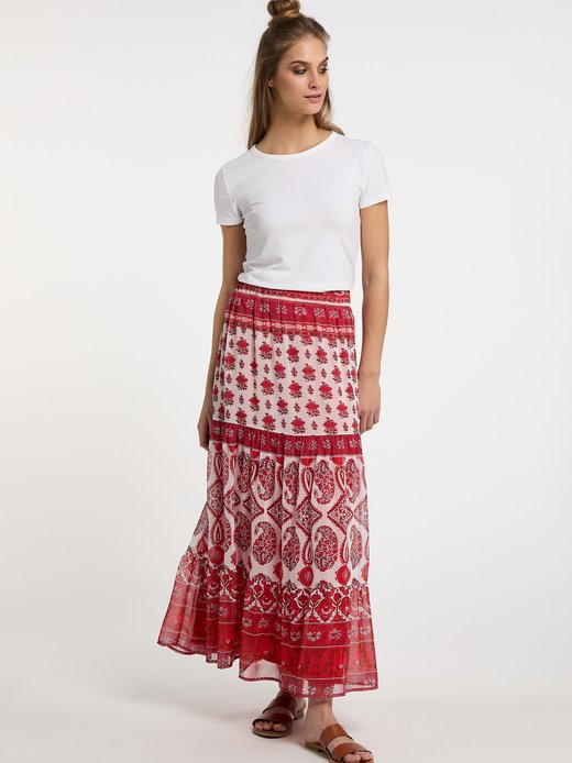 Damen Gestufter Rock