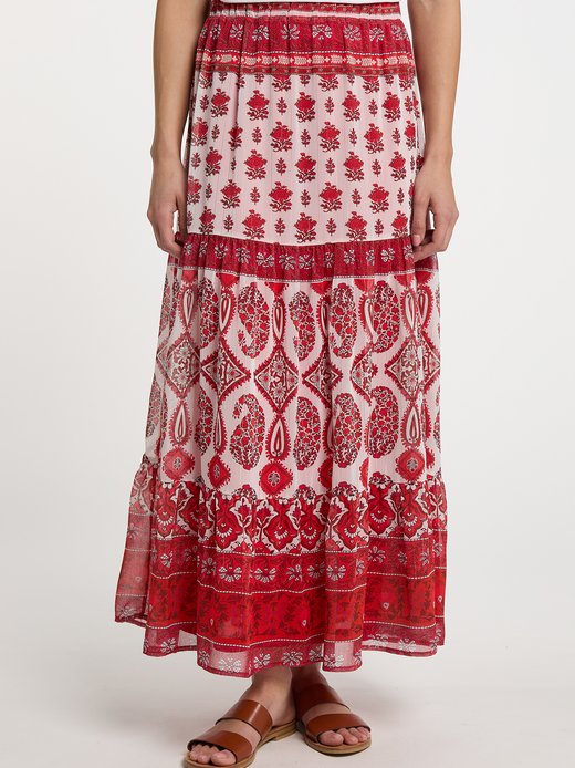 Damen Gestufter Rock